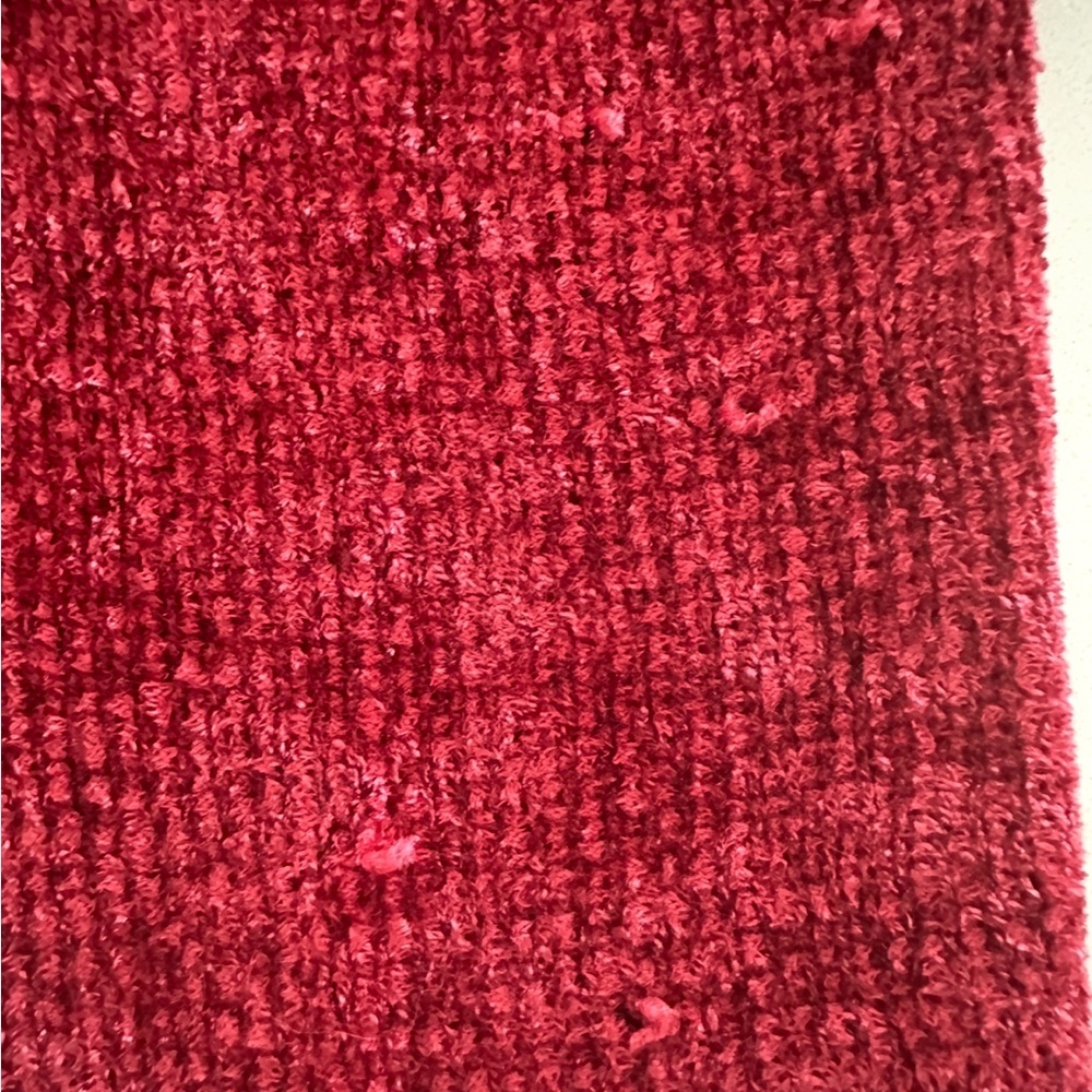 L B Petite Red Sweater Shirt - Picture 6 of 6
